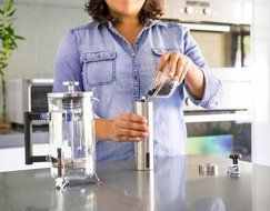 Timo Lee Manual Coffee Bean Grinder,Best Stainless Steel Coffee Beans Grinding