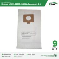 30 Microlined Kenmore Mircrofiltration Canister Vacuum Bags - 50558, 5055 By ZVac N3