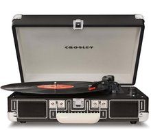 Crosley CR8005D-PI Cruiser Deluxe Portable 3-Speed Turntable with Bluetooth, Pink N46