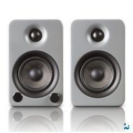 Kanto YU3 4&quot; 2-Way Powered Bookshelf Speakers with aptX Bluetooth 4.0 - Matte White (YU3MW) N14