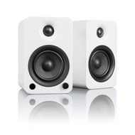 Kanto YU3 4&quot; 2-Way Powered Bookshelf Speakers with aptX Bluetooth 4.0 - Matte White (YU3MW) N16