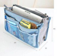 New Lady Women Insert Handbag Organiser Purse Large Liner Organizer Inner Bag Tidy Travel Handbag 5 N2