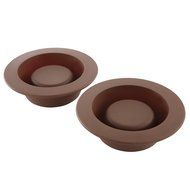 4 Brownie Bowl Mini Cake Molds Soft Silicone Novelty Round Dessert Baking Dishes &hearts; Mpst Sold Item