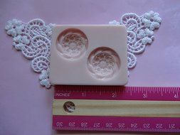 Fine Brooches, brooch Silicone Mold By Oh! Sweet Art FDA Approved for Food