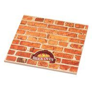 Brick Oven Square Ceramic Pizza Stone (12-Inch)