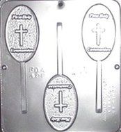 First Holy Communion Lollipop Chocolate Candy Mold Religious 422