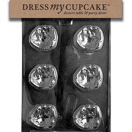 Dress My Cupcake DMCS066 Chocolate Candy Mold, Baseball Glove