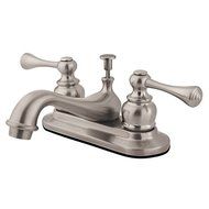 Kingston Brass KB608BL Vintage 4-Inch Centerset Lavatory Faucet, Satin Nickel by Kingston Brass