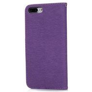 iPhone 7 Plus Case (5.5 inch) - Wallet Flip Stand Case Embossed Cute Bear PU Leather Case Shockproof TPU Inner... N34