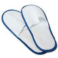 5 Pairs Blue Hotel Travel Disposable Slippers Home Guest Slippers N8