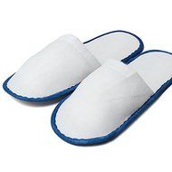 5 Pairs Blue Hotel Travel Disposable Slippers Home Guest Slippers N9