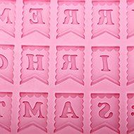 &quot;dipshop Merry Christmas Flag Silicone Mold Fondant Cake Cookie Mould&quot; shopping N3