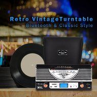Pyle PTR8UBTBK Bluetooth Turntable System, Retro Vintage Classic Style Vinyl Record Player with Vinyl-to-MP3 Recording... N11