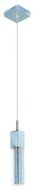 ET2 Lighting E22761-89PC Mini Pendant with Bubble Detailed Glass Shade, Polished Chrome Finished by ET2 Lighting