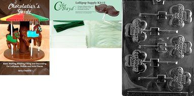 Cybrtrayd P016 Happy St. Patrick&#039;s Day Clove Chocolate Candy Mold with Exclusive Cybrtrayd Copyrighted Chocolate...