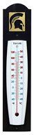 Henson Metal Works 2510-9 Michigan State University Collegiate Logo Outdoor Thermometer, Large