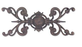 Craft-Tex 6854WI Center Crest Overlay - Wrought Iron