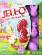 JELL-O Jigglers Halloween Mold Kit, Orange and Grape, 12 Ounce N8