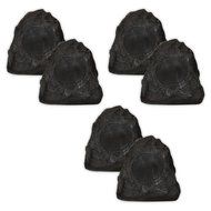 Acoustic Audio G4RS Granite Rock Speakers 3 Pair Pack Outdoor Weatherproof