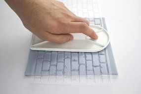 PME Brick Design Impression Mat, One Size, Transparent