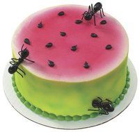 Plastic Ants Cake Topper - 12 pcs