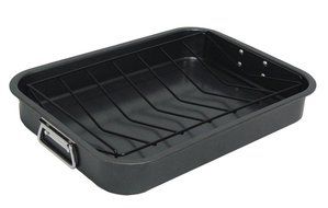 Gourmet Chef 16.6 x 12.2 x 5 Inch Roast/Bake Pan