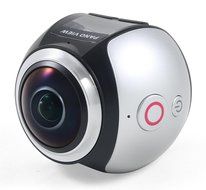 LZ 360 Panoramic DVR Wi-Fi Action Camera with Waterproof case and mounting accessories, - Ultra HD 2448P, 16M,...