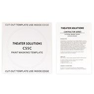 Theater Solutions CS5C In Ceiling Speakers Surround Sound Home Theater 3 Pair Pack 3CS5C N2