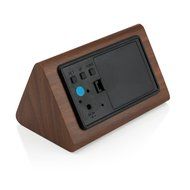 GEARONIC TM Modern Triangle Wood LED Wooden Alarm Digital Desk Clock Thermometer Classical Timer Calendar Updated... N8