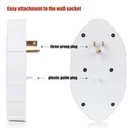 Bestten 6 Outlet Socket Wall Mount Surge Protector with Dual USB 3.1A Port Wall Charger N7
