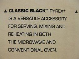 PYREX Black Mixing Bowl Nesting Set
