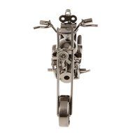 Handmade Wrought Iron Motorcycle Model Bronze Black#3 - Black N15