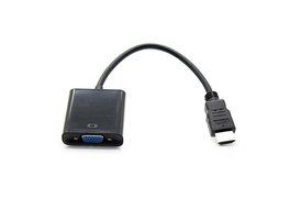 HDMI to VGA Video Converter Adapter (Male Input to Female Output) with Cable 1080p For PC Laptop DVD HDTV PS3... N5