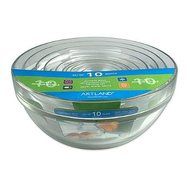 Tempered Glass Mixing Bowls (Set of 10) N2
