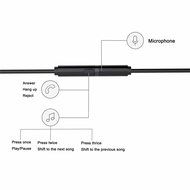 Vomach Earhook Headphones In Ear Earbuds for Running Wired Earphones with Mic Cable Clip Included Black N6
