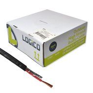 Outdoor Speaker Wire Direct Burial 12 AWG - 2c Black