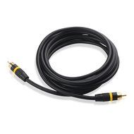 Cable Matters 2-Pack, Gold Plated Subwoofer RCA Audio Cable 15 Feet N6