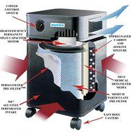 Austin Air Air Purifier - Bedroom Machine HM402, Black Color N2