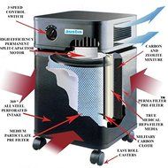 Austin Air Air Purifier - Bedroom Machine HM402, Black Color N3