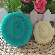 &quot;3D Cute Lion Head Silicone Mold Cake Decorating Silicone Mould&quot; shopping N8