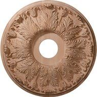 Ekena Millwork CMW16FLRO 16-Inch OD x 3 7/8-Inch ID x 1 1/8-Inch P Carved Florentine Ceiling Medallion, Red Oak...