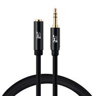 Super HD 3.5mm Aux Stereo Audio Extension Cable Slim Male to Female Type 24K Gold Plated Step Down Design Metal... N8