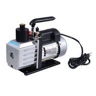 HomCom Single Stage 7 CFM Rotary Vane Vacuum Pump - Black/Silver N6