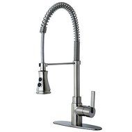 Kingston Brass GS8878CTL Continental 8-3/4-Inch in Spout Reach Centerset Single Handle Kitchen Faucet with Pull-Down...