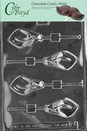 Cybrtrayd F077 Calla Lilly Lolly Chocolate Candy Mold with Exclusive Cybrtrayd Copyrighted Chocolate Molding Instructions