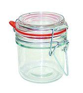 Grant Howard Terrines Preserve, Canning and Pickling Glass Jar, 10 oz, Clear