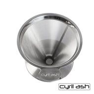 Cyril Ash Reusable Burr Manual Coffee Grinder and Pour Over Coffee Maker