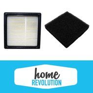 Dirt Devil F43 Home Revolution Brand Replacement Filter and Foam; Made To Fit Dirt Devil EasyLite Cyclonic Vacuum... N2