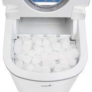 Ivation IVA-ICEM15SIL Portable Ice Maker with Easy-Touch Buttons for Digital Operation, Silver N2