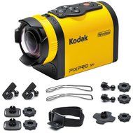 Kodak PixPro SP1 Video Action Camera Camcorder - Aqua Sport Pack with Handlebar, Wrist &amp; Suction Cup Mounts +...